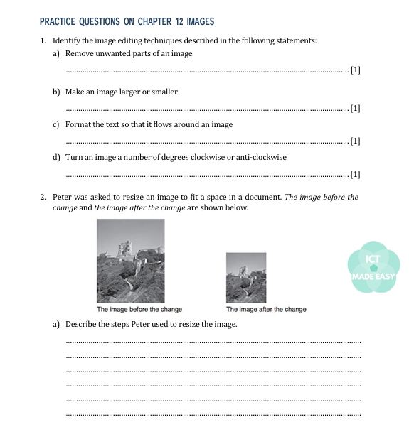 IGCSE ICT Practical Workbook: Summary Notes and Practice Questions (Chapters 11 to 21)