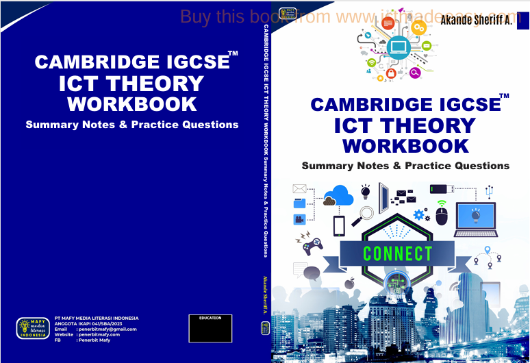 IGCSE ICT Theory WORKBOOK, Summary Notes and Practice Questions (Chapters 1 to 10)